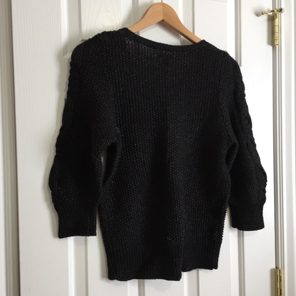 🔹Ann Taylor black and silver sweater - Picture 6 of 8